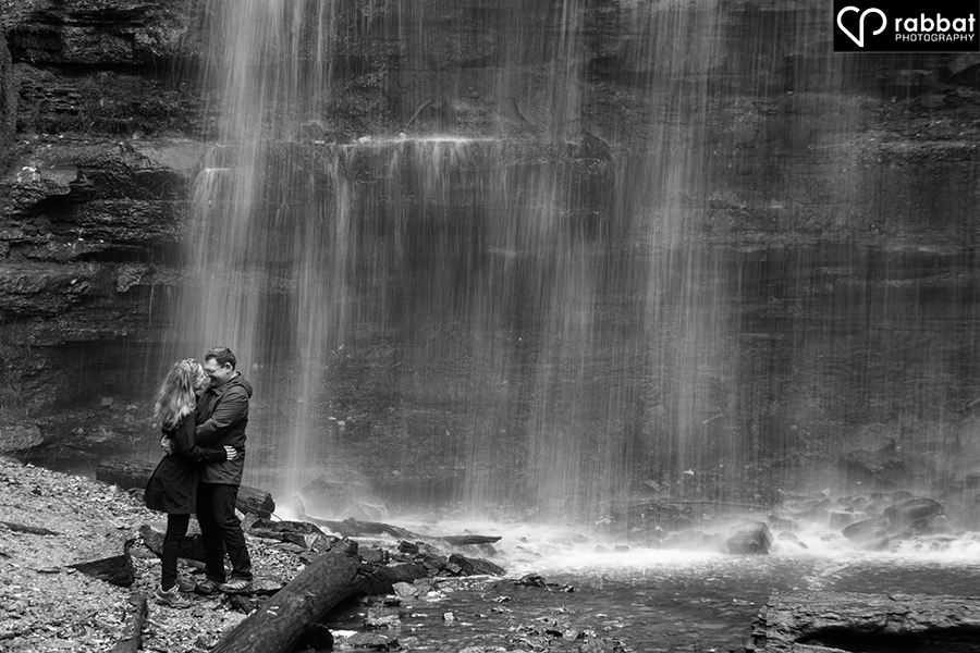 Engagement Photos at the Hamilton Waterfalls
