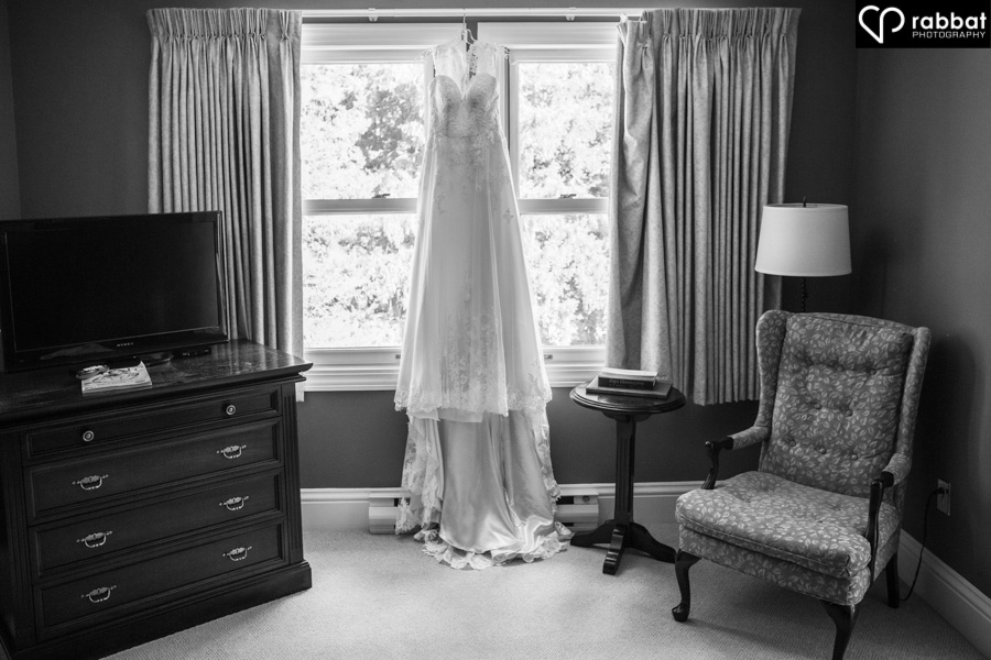 Wedding gown at the Westover Inn