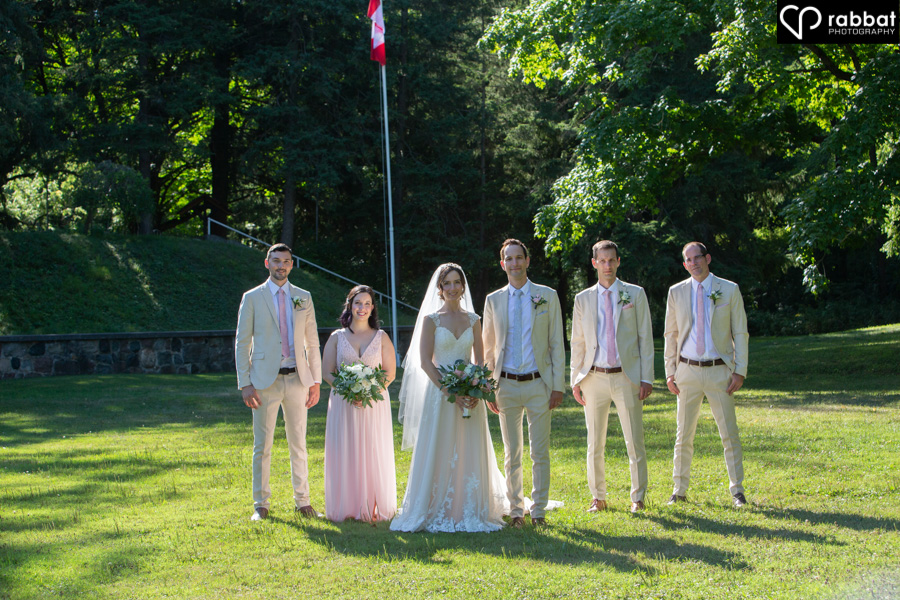 Wedding party at the Westover Inn