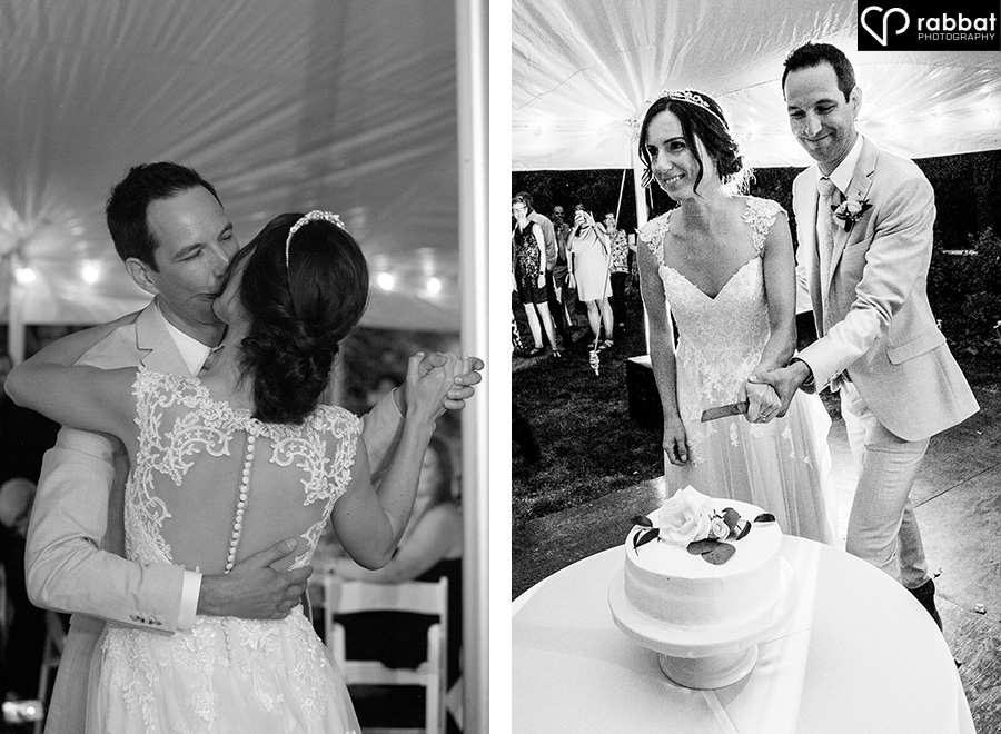 First dance and cake cutting